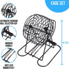 Bingo Supplies Set Metal Cage